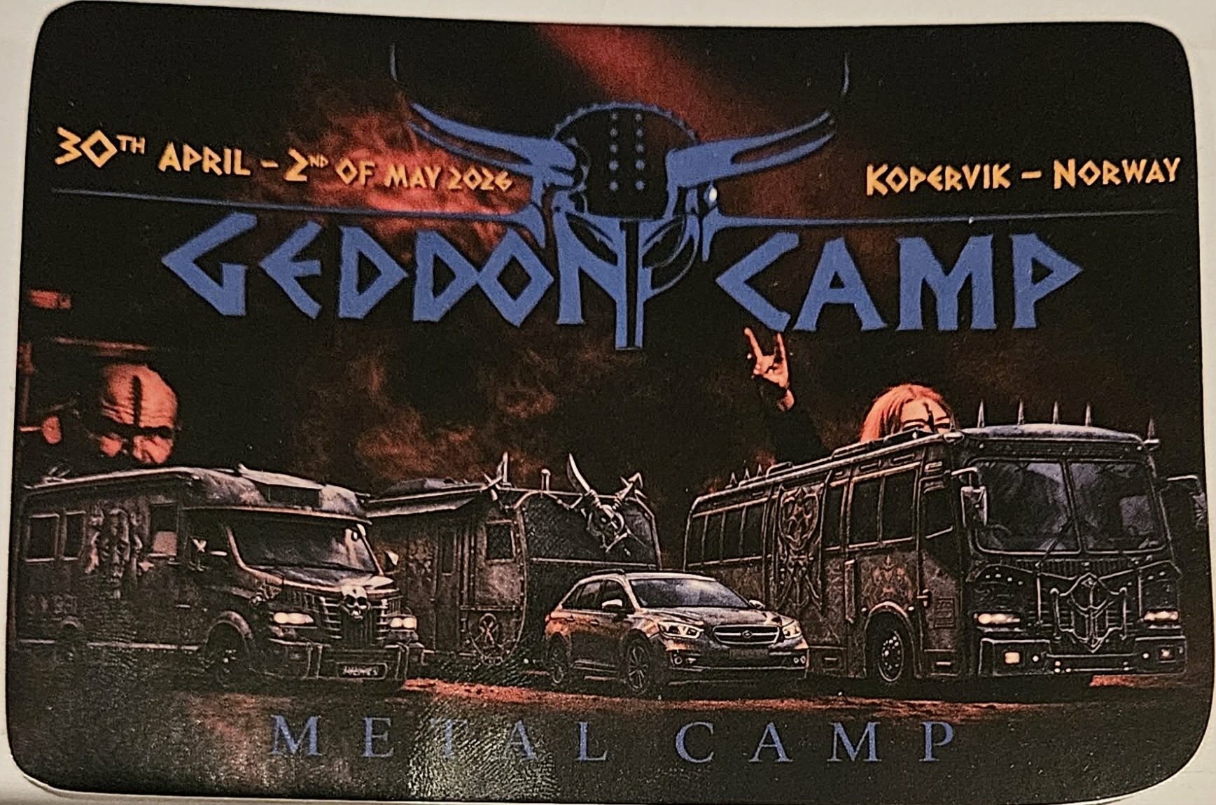 GeddonCamp Sticker